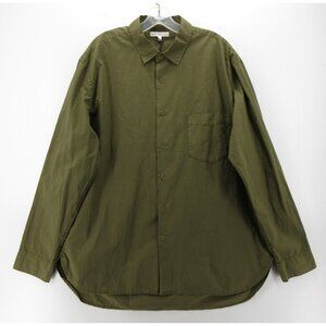 Alex Mill Shirt XL Olive Military Button Down Wash & Go Pocket NEW
